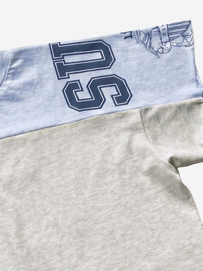 Color-Block Rock Graphic Tee