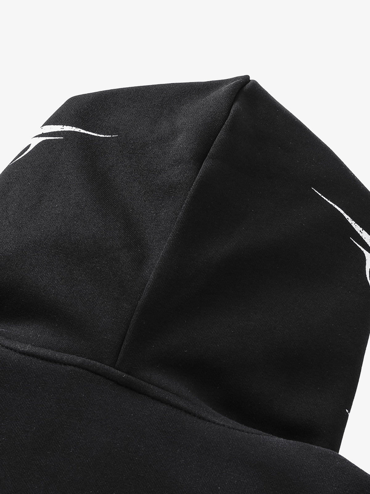 High Street Script Letter Print Zip-up Hoodie Jacket 