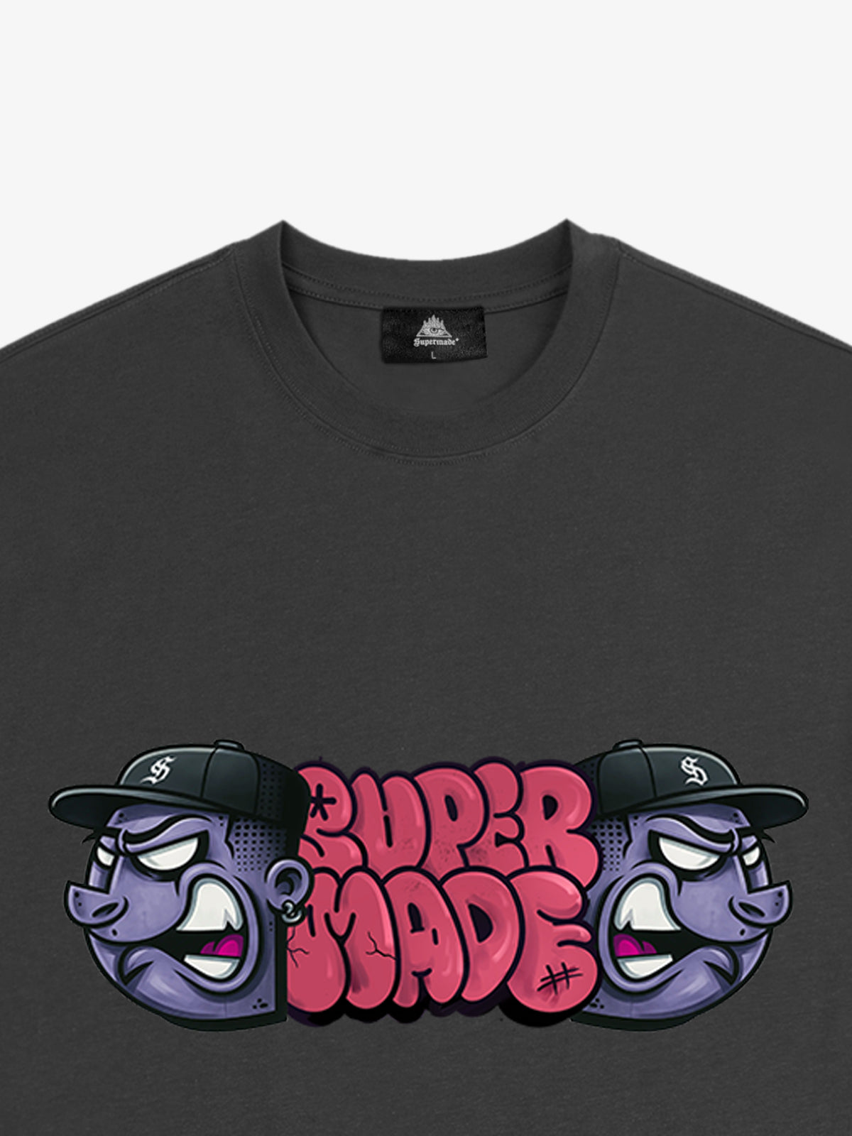 Supermade Graffiti Head Stylish Graphic T-Shirt 