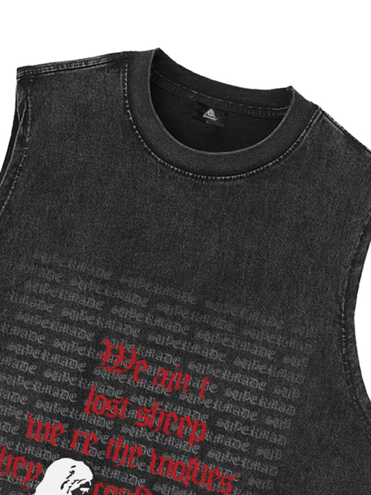 Original Saint Slogan Graphic Vest 