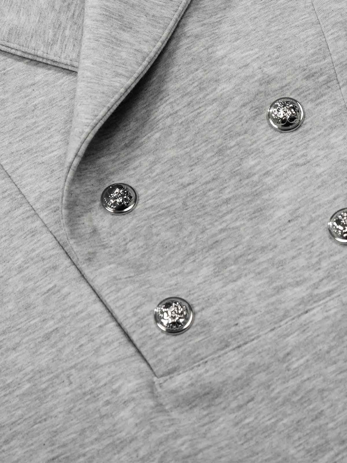 Shawl Collar Button Detail T-Shirt