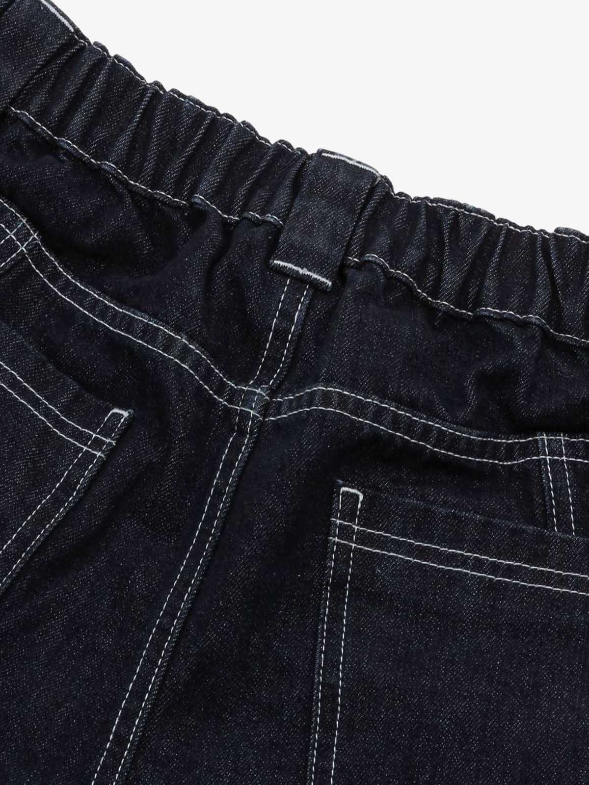 Vintage Topstitched Scimitar Jeans 