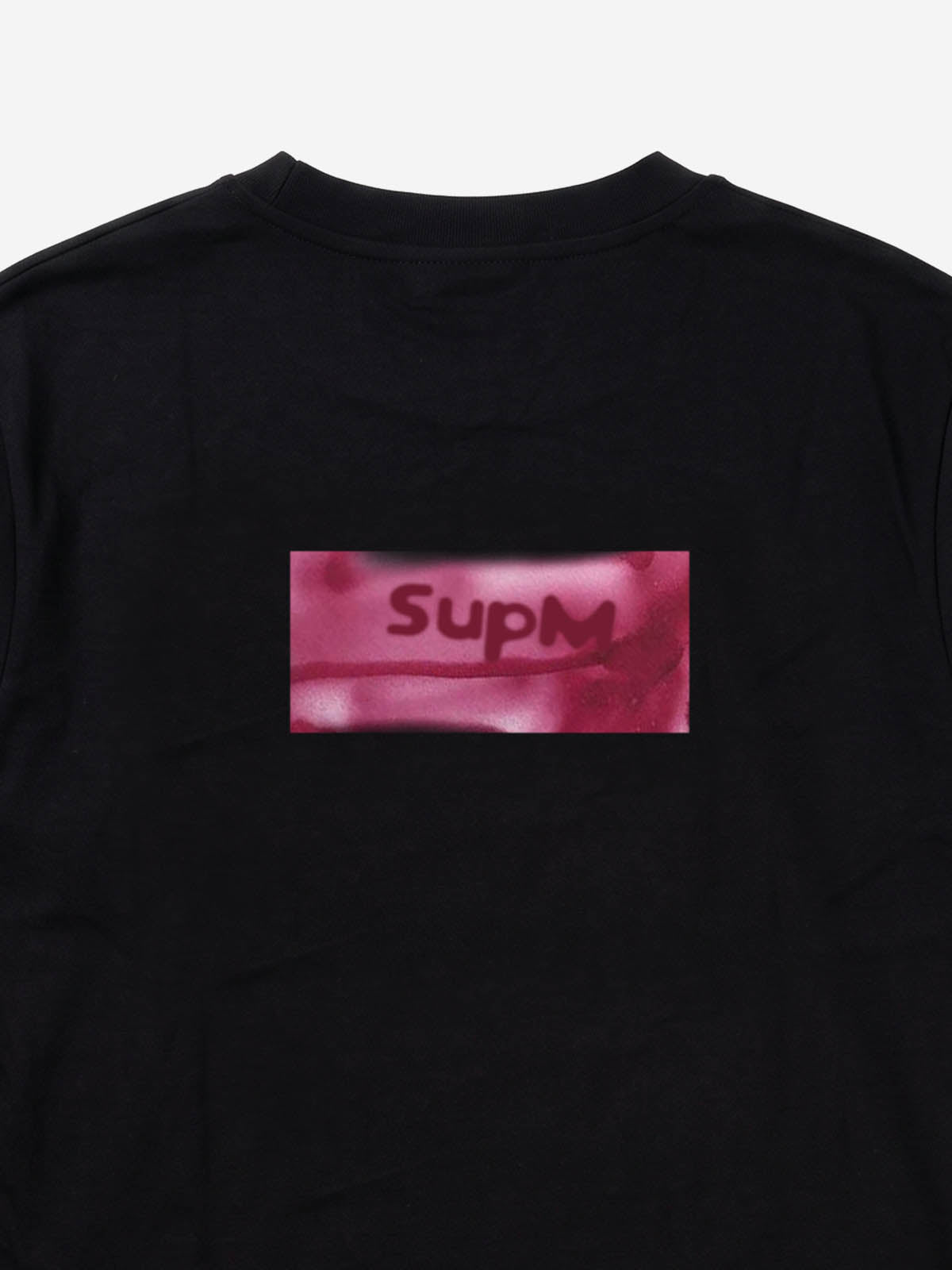 Anti-War Graphic Color Block Layered Long Sleeve Tee