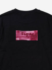 Anti-War Graphic Color Block Layered Long Sleeve Tee