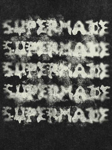 Washed Spray Effect Letter Print T-Shirt 