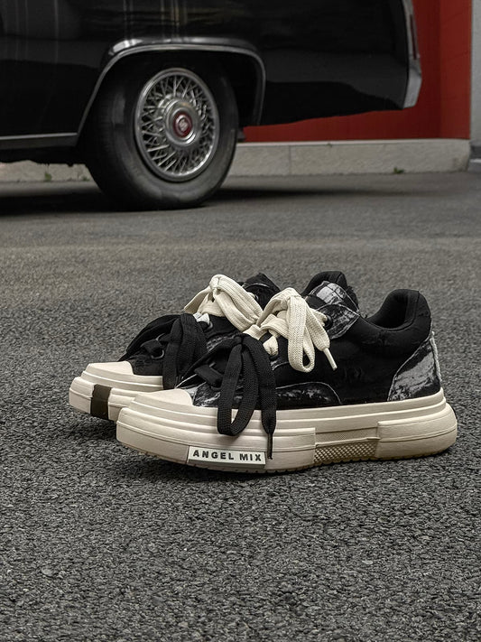 Stylish Chunky Sneakers with Dual Shoelaces for Everyday Wear 