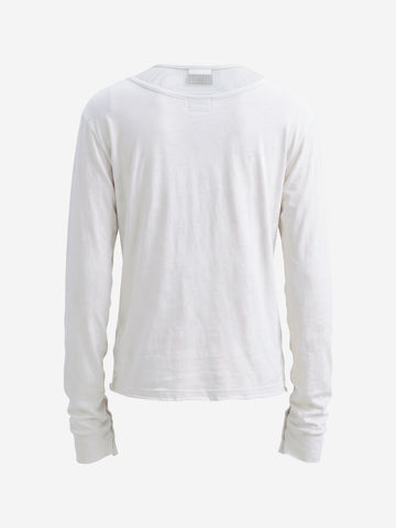 Patchwork Embroidered Long Sleeve Tee