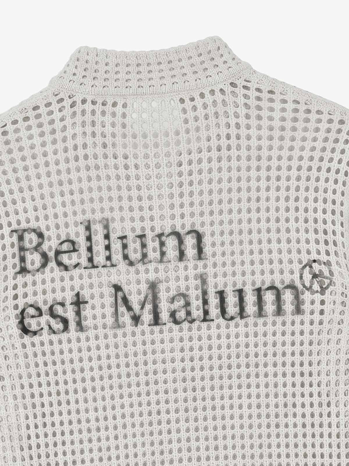 Graphic Mesh Knit Slim Jacket