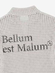 Graphic Mesh Knit Slim Jacket