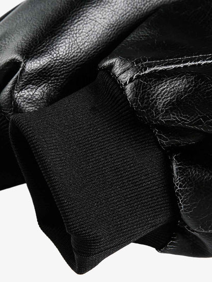 Stylish Black Bomber Jacket with Sleek Design for Modern Fashionistas 