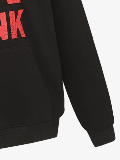 No Food or Drink Graphic Hoodie for Casual Wear 