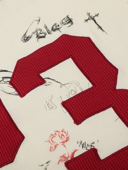 Cotton Long Sleeve T-Shirt with Number 23 Print and Graphic Design for Casual Wear 