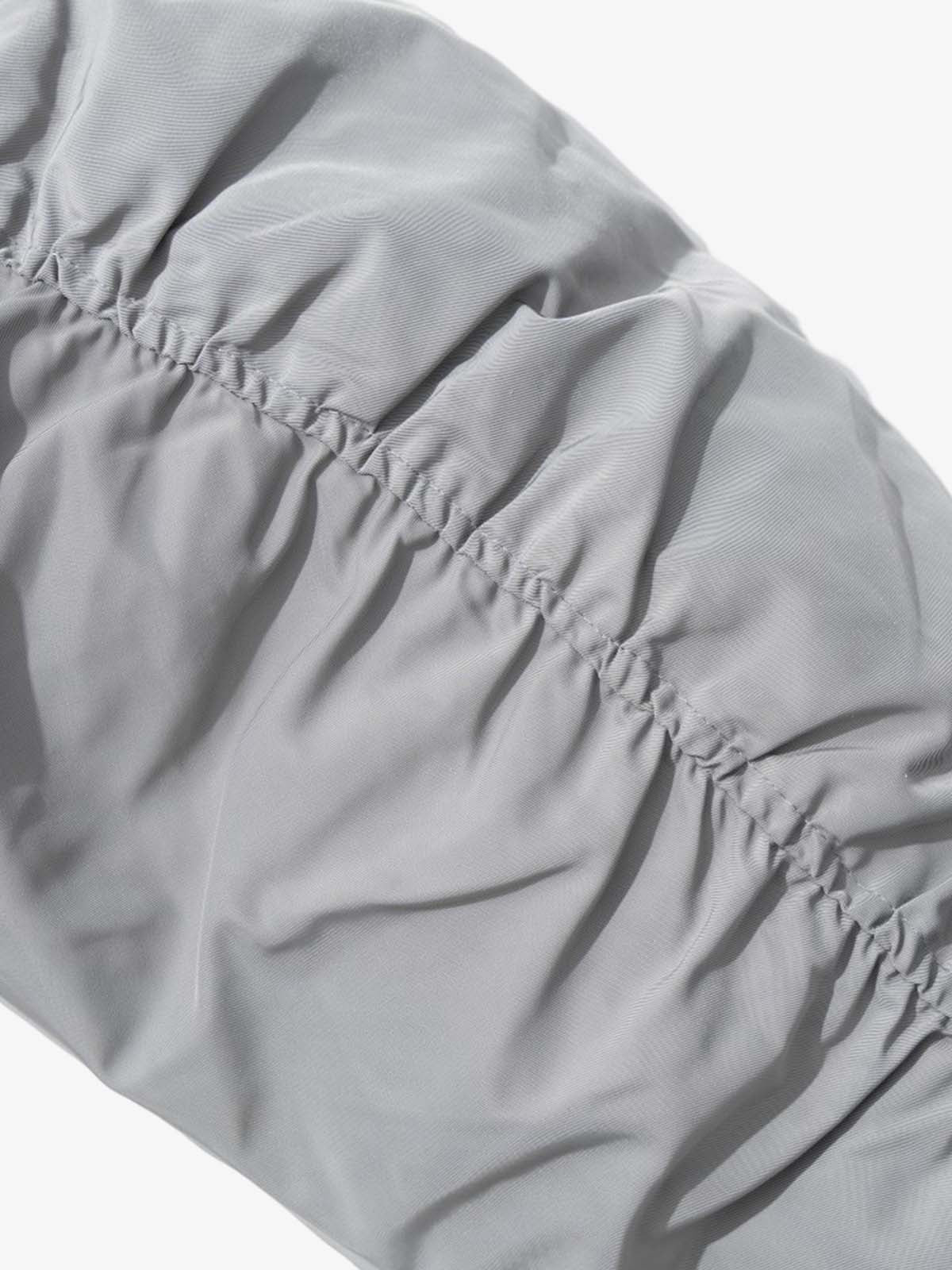 Multi-Zip Insulated Boxy Fit Insulated Bomber Coat