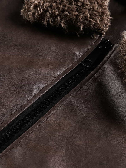 Stylish Faux Fur Trimmed Jacket for Winter Warmth and Fashion 