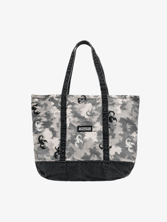 Scorpion Camo Graphic Washed Twill Tote Bag