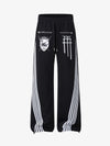 Crest & Sword Graphic Side Stripe Sweatpants 