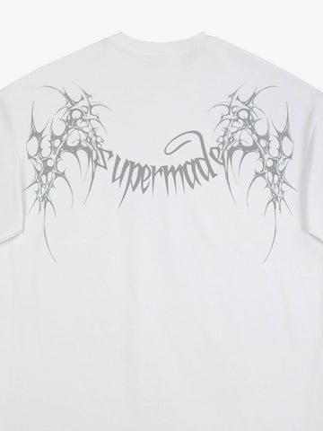 SUPM Gothic Sharp Letter Graphic T-Shirt 