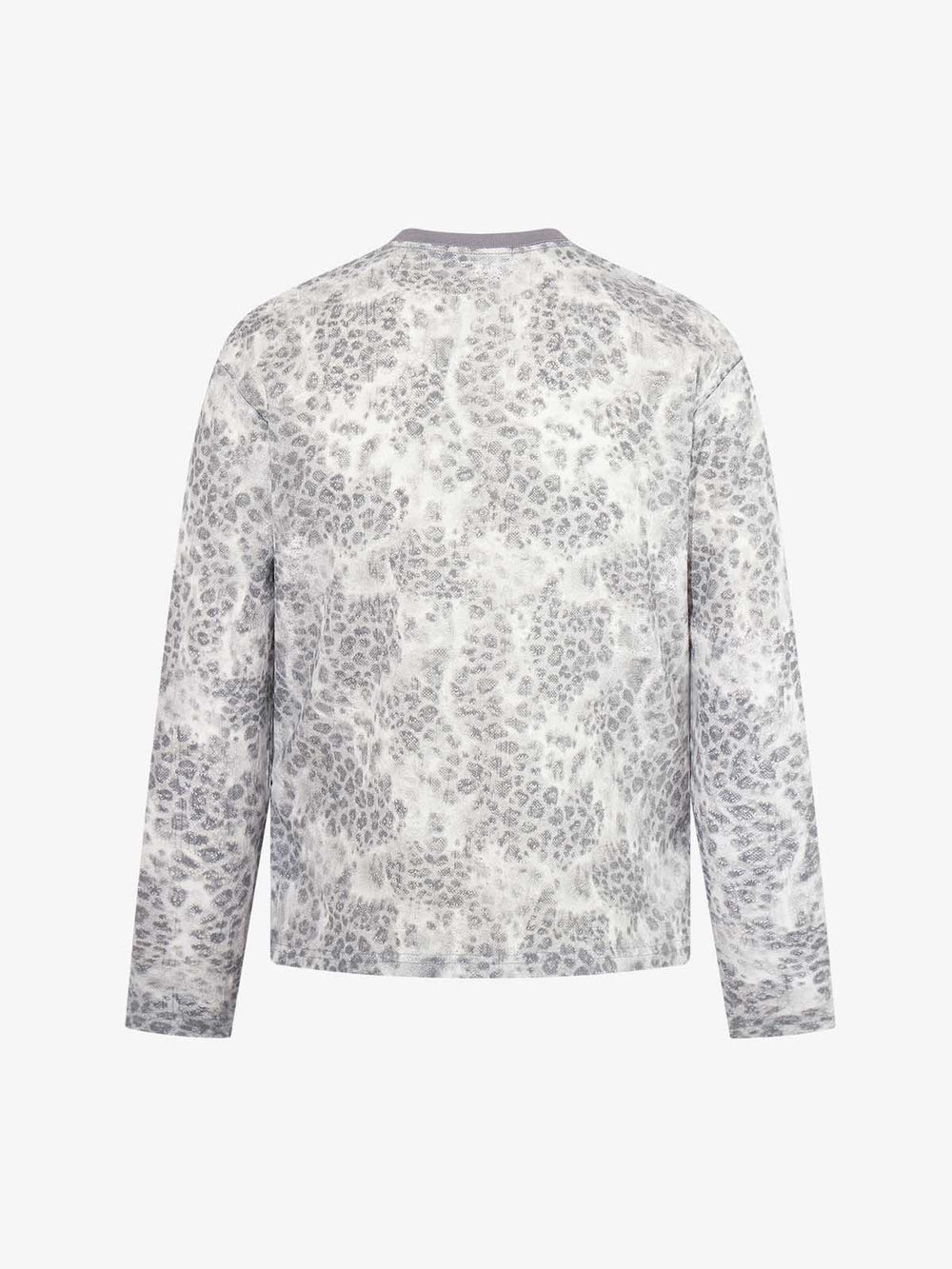 Leopard Print Boxy Fit Long Sleeve Tee