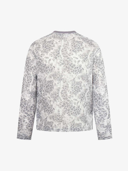 Leopard Print Boxy Fit Long Sleeve Tee