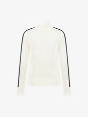 Street-style Openwork Mesh Knit Sweater