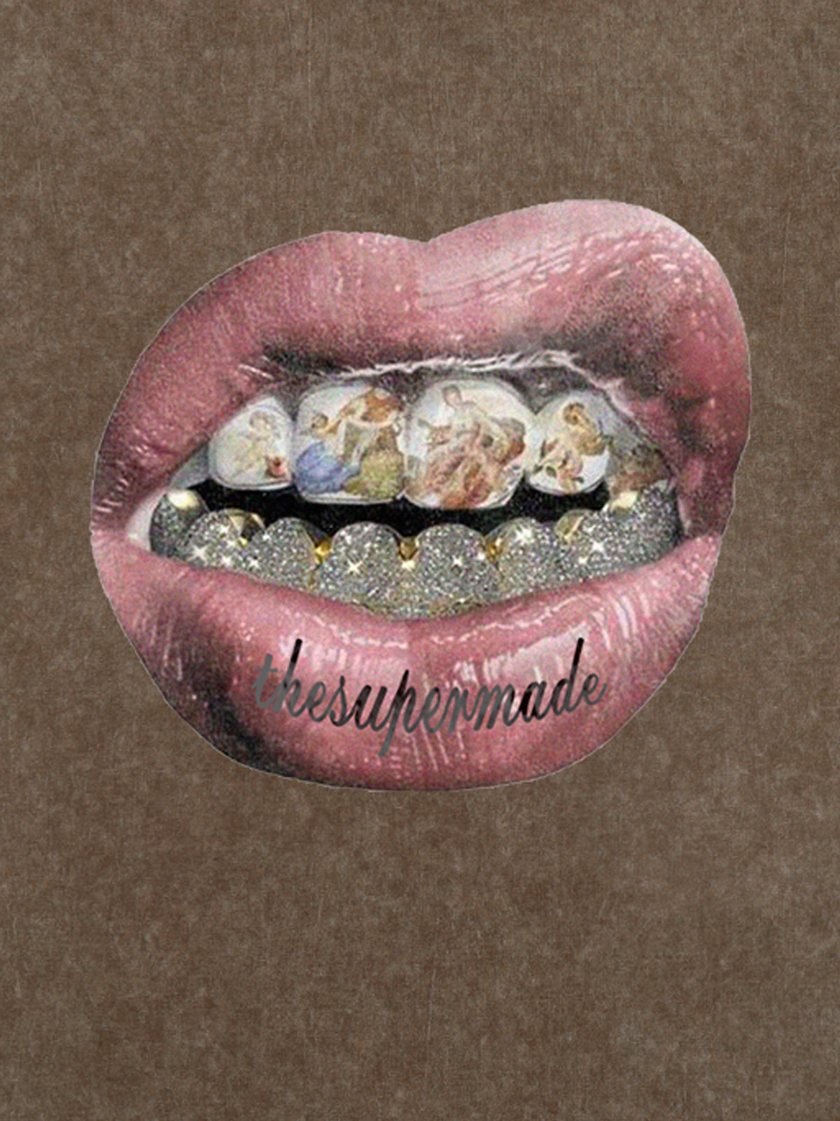 Artistic Lips Graphic T-Shirt