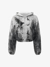 American Retro Y2K Graphic Zip-Up Hoodie