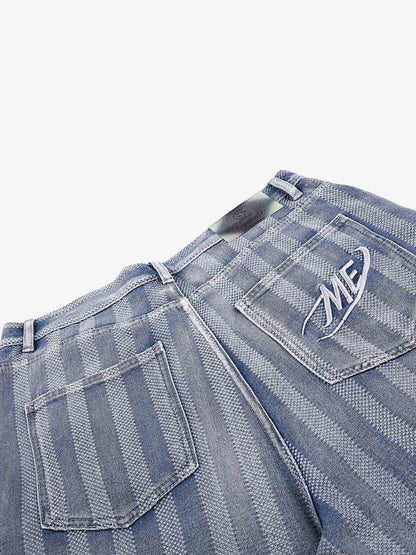 Striped Jorts