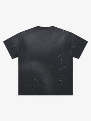 Splatter Graphic Vintage Washed Tee