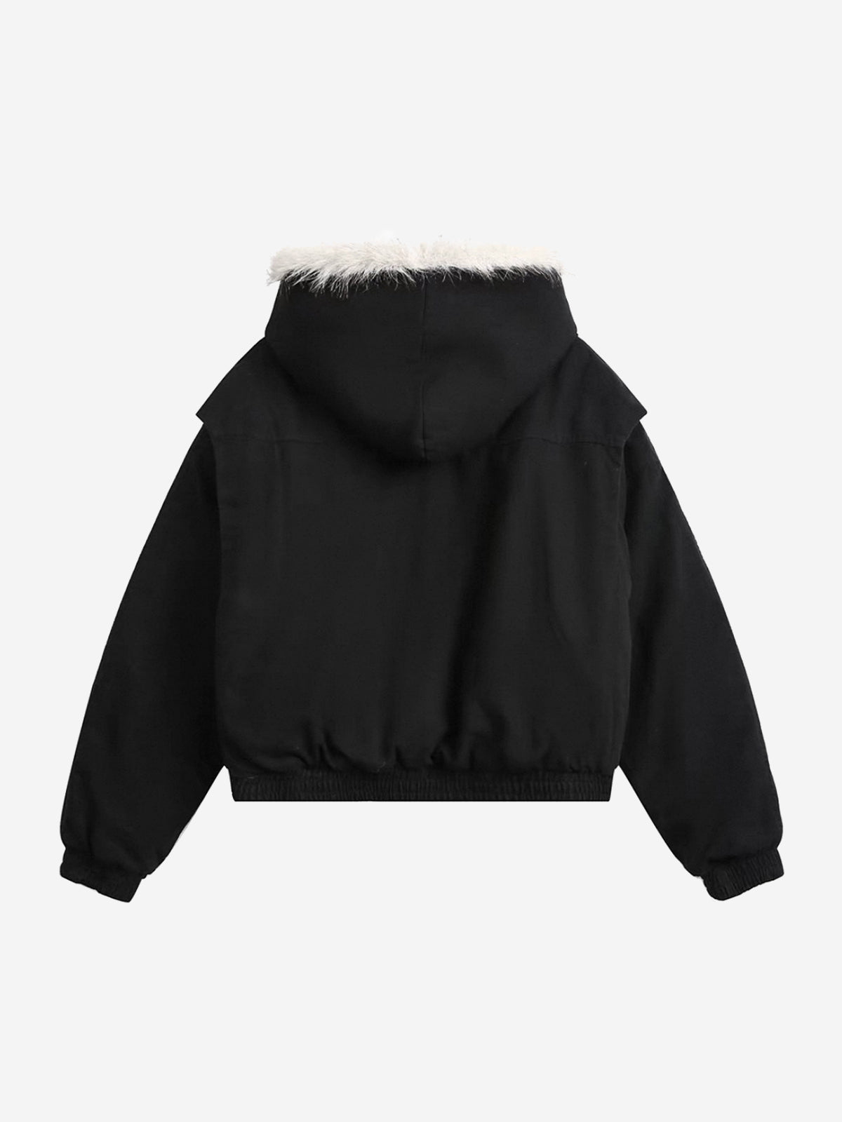 Hooded Padded Bomber Coat