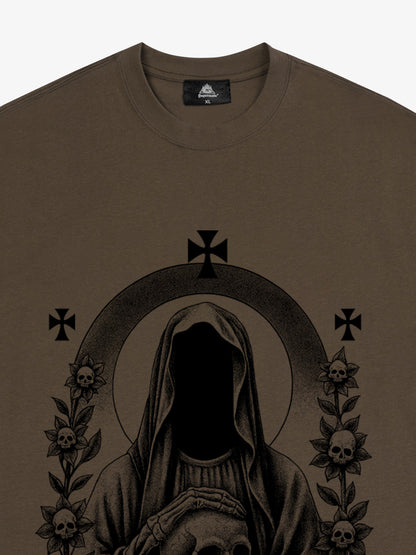 Thesupermade Dark Gothic Headless Skull Death T-shirt 