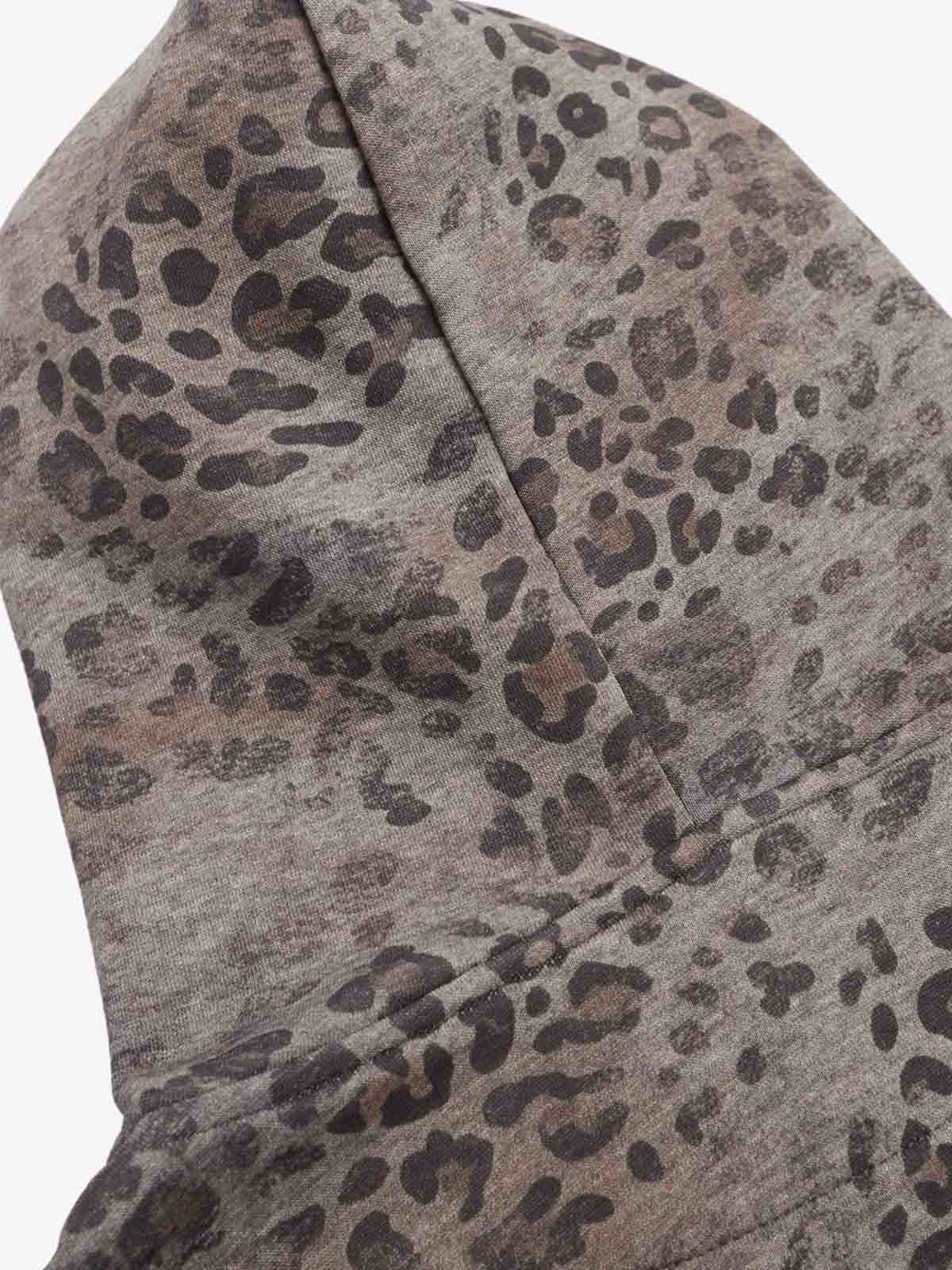 Leopard Script Graphic Sweatshirt