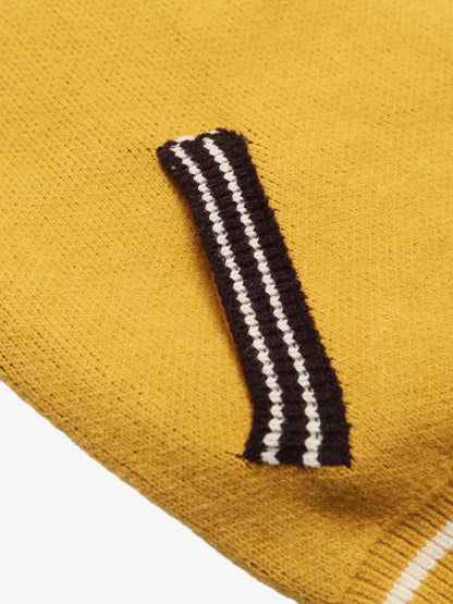 Stylish Contrast Panel Zip-Up Sweater for Casual Wear 