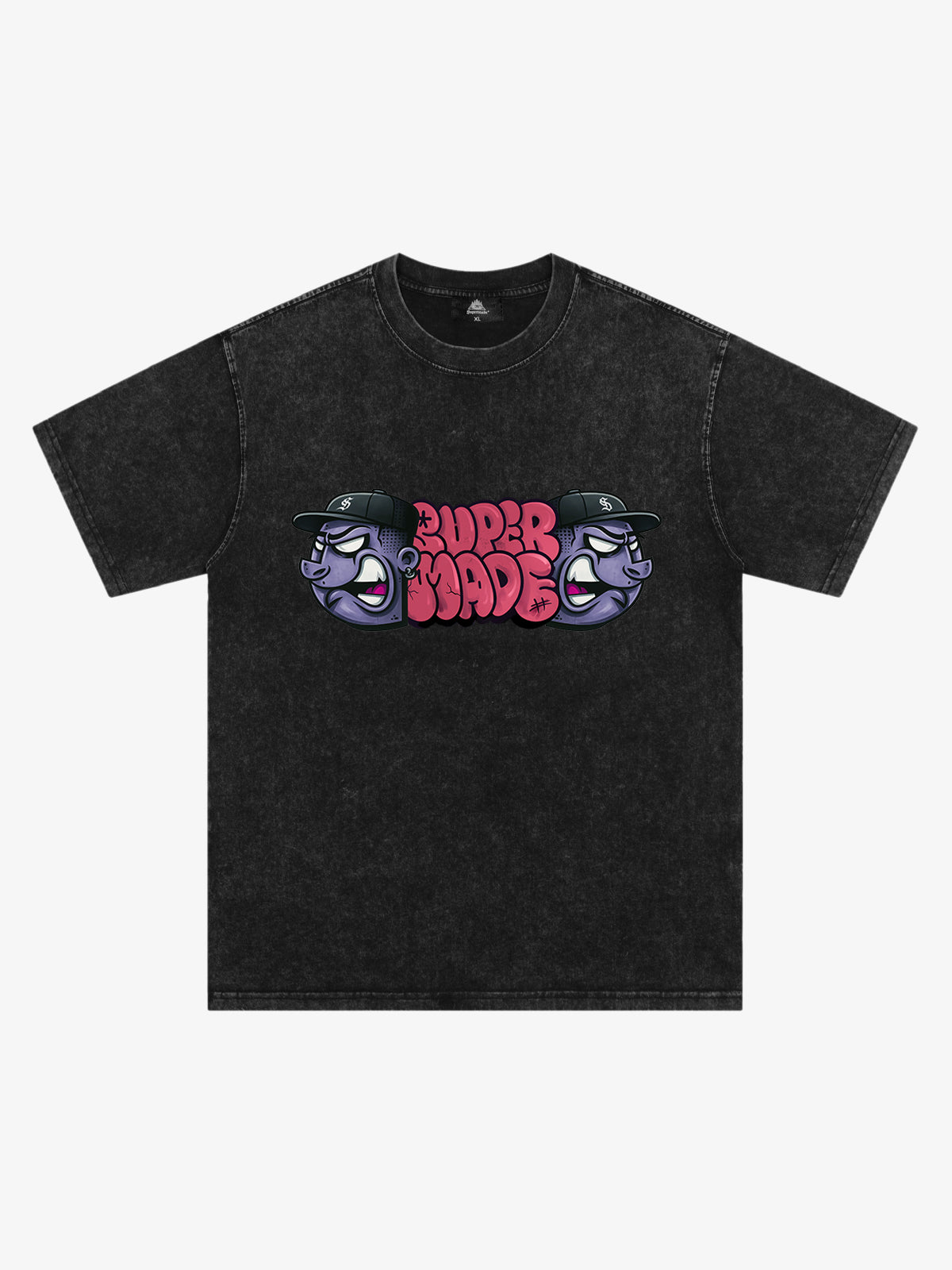 Supermade Graffiti Head Stylish Graphic T-Shirt 