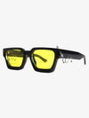 Minimalist Punk-Style Metal Sunglasses
