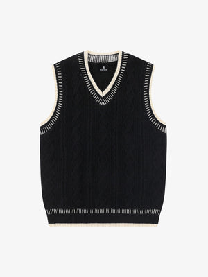 Street Retro Knit Pullover Sweater