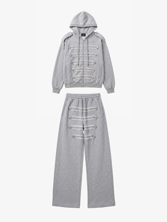 Militärisches Napoleon-Knopf-Boxy-Fit-Set