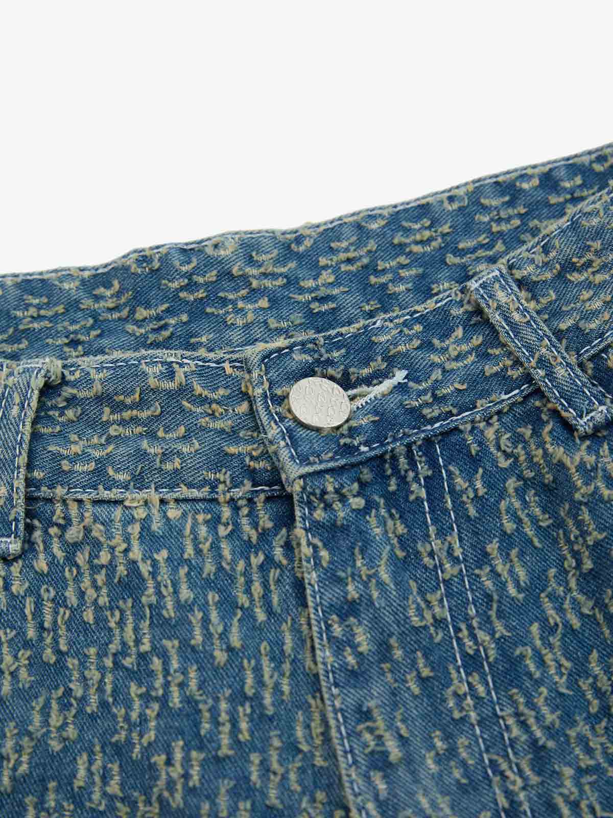 Light Blue Denim Wide-Leg Bermuda Shorts for Women High Waist Relaxed Fit Summer Casual Pants 