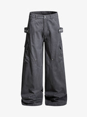 Vintage Strap Detail Carpenter Pants 