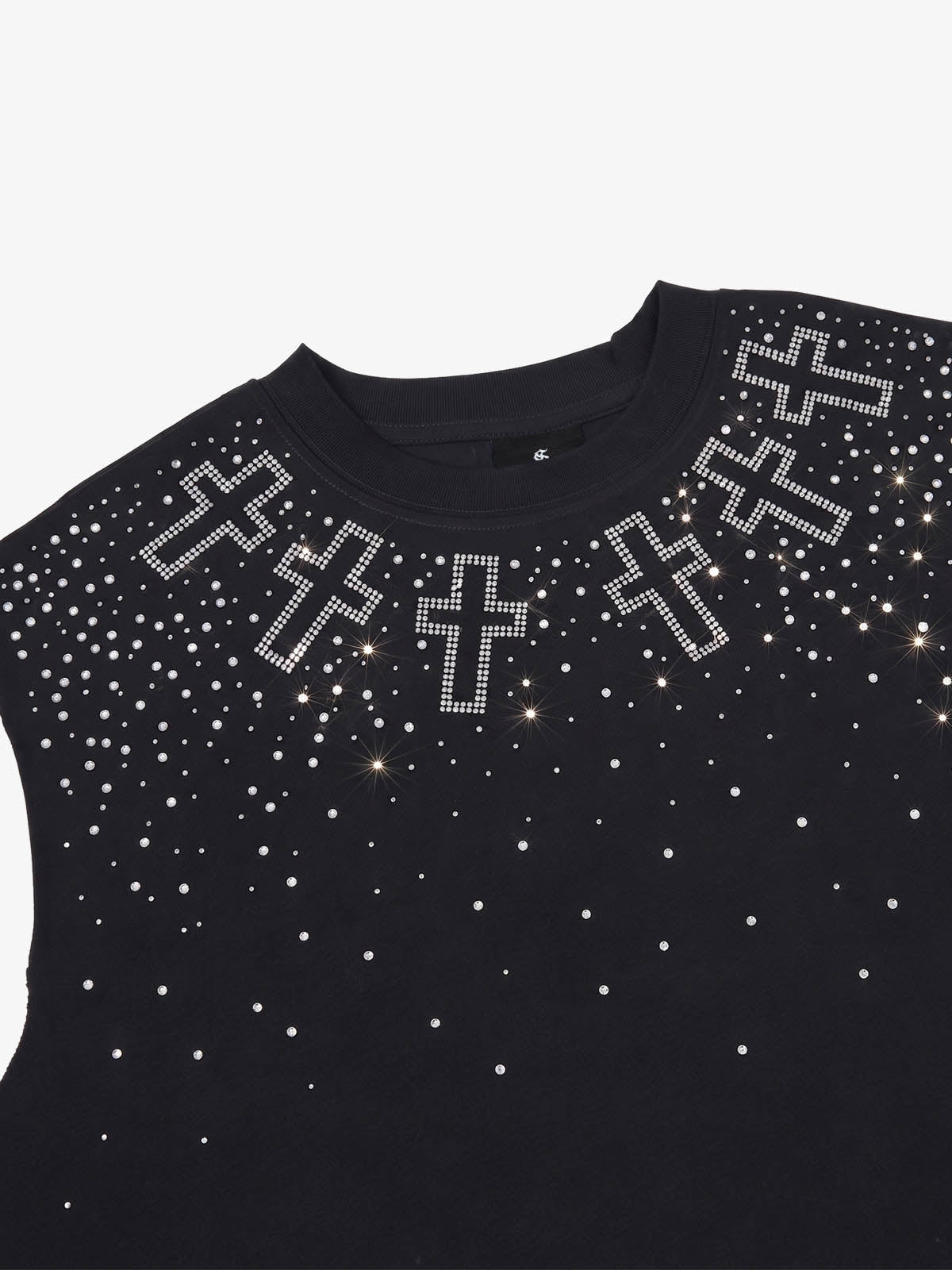 Rhinestone Cross Tank Top