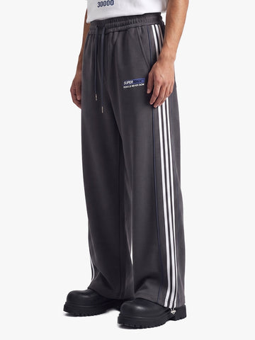 Side Stripe Track Aesthetic Wide Leg Sweatpants