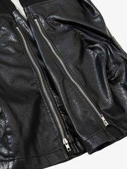 Schwarze, hochgeschnittene Chino-Hose in schmaler Passform