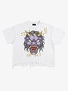 Evil Spirit Graphic Brushed Distressed Tee