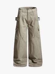 Vintage Strap Detail Carpenter Pants 