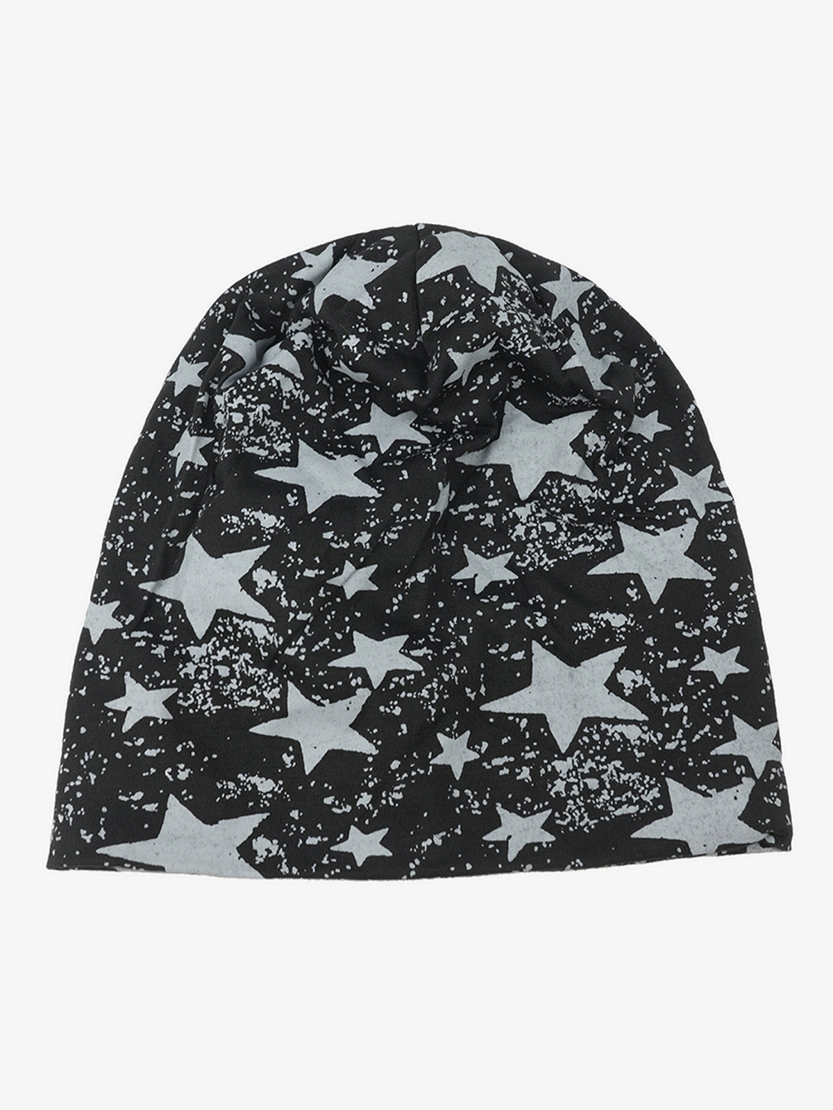 Stylish Star-Print Beanie for All Seasons - Trendy and Versatile Headwear 