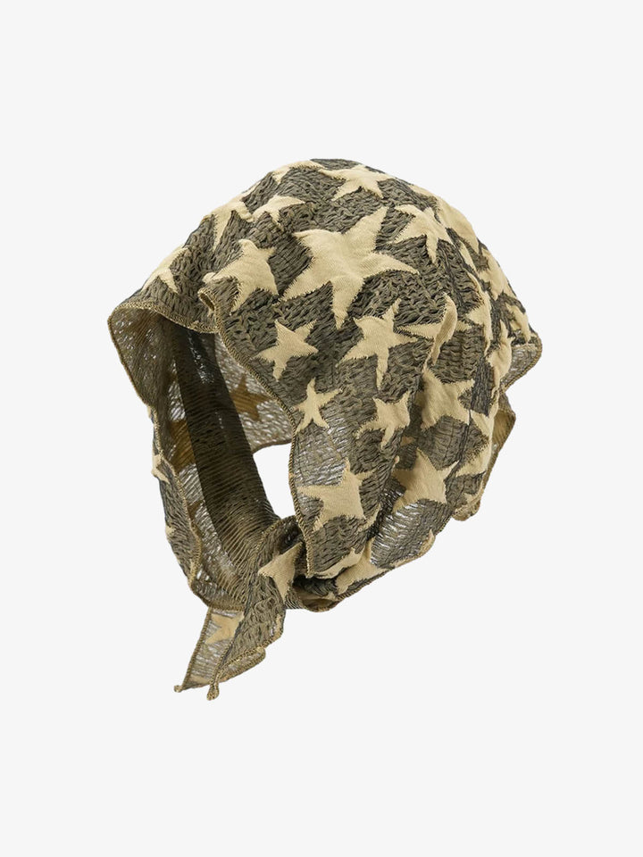 Star Triangle Graphic Bandana Cap