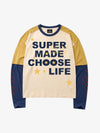 Color Block Layered Long Sleeve Tee