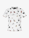 All Over Animal Print Slim Fit Short Sleeve T-Shirt 