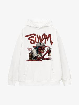 Thesupermade Street Skull Graffiti Master Hoodie 