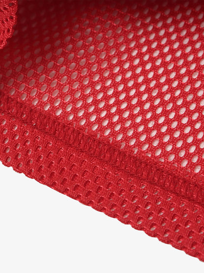 Mesh Rock Super Made V-Neck T-Shirt - Breathable Lightweight Streetwear Tee for Men 