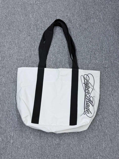 Canvas-Tragetasche mit schwarzen Gurten – Strapazierfähige Schultertasche aus Baumwoll-Canvas für den täglichen Gebrauch, zum Einkaufen und auf Reisen